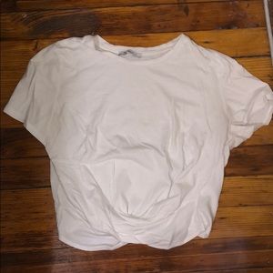 White Zara Crop Top